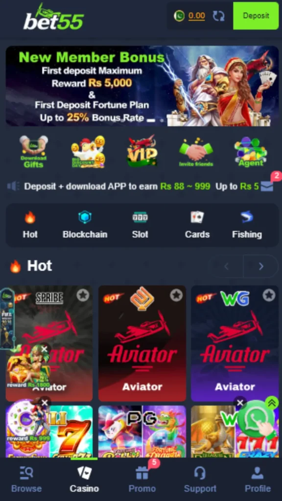 Bet55 Game Download APK