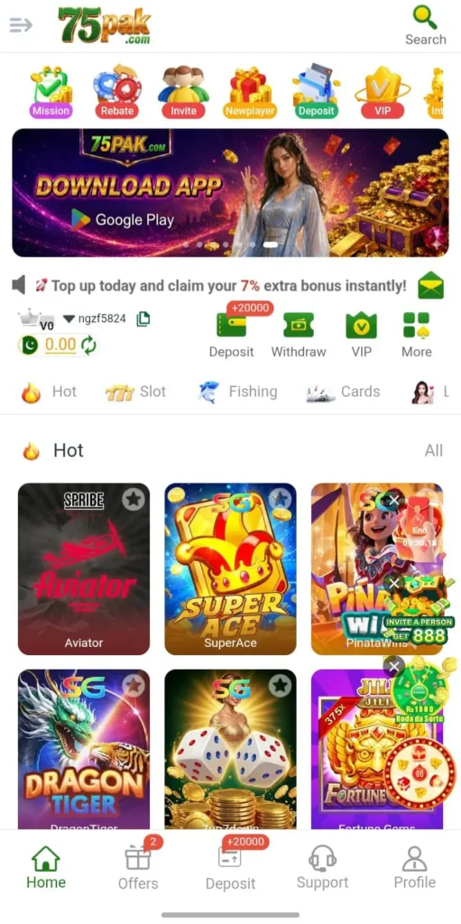 75Pak Game Download